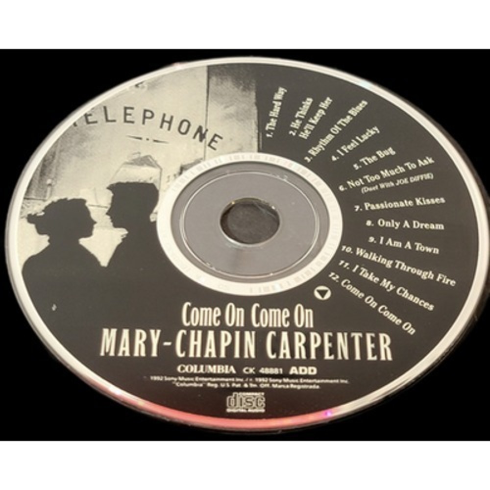 Mary Chapin Carpenter Come On Come On CD Columbia CK 48881 1992‎ Country Folk
